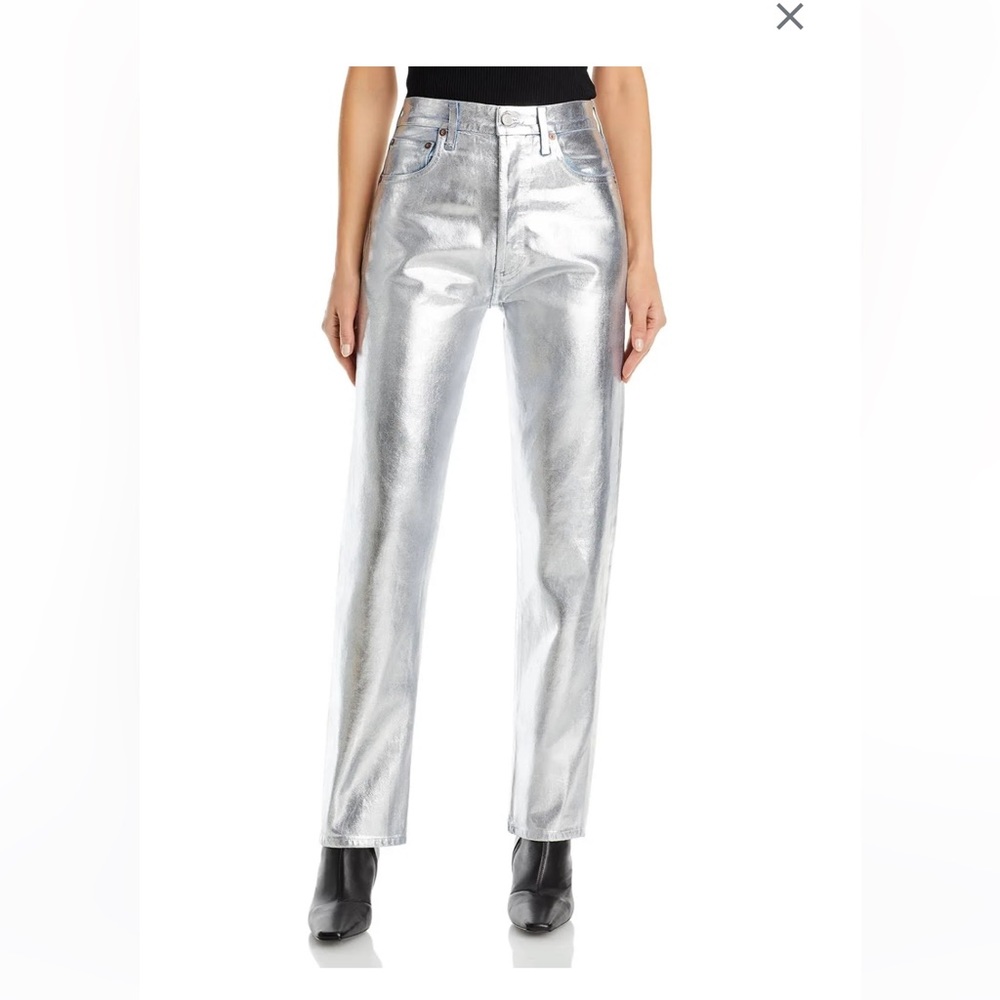 BRAND NEW Agolde Silver jeans